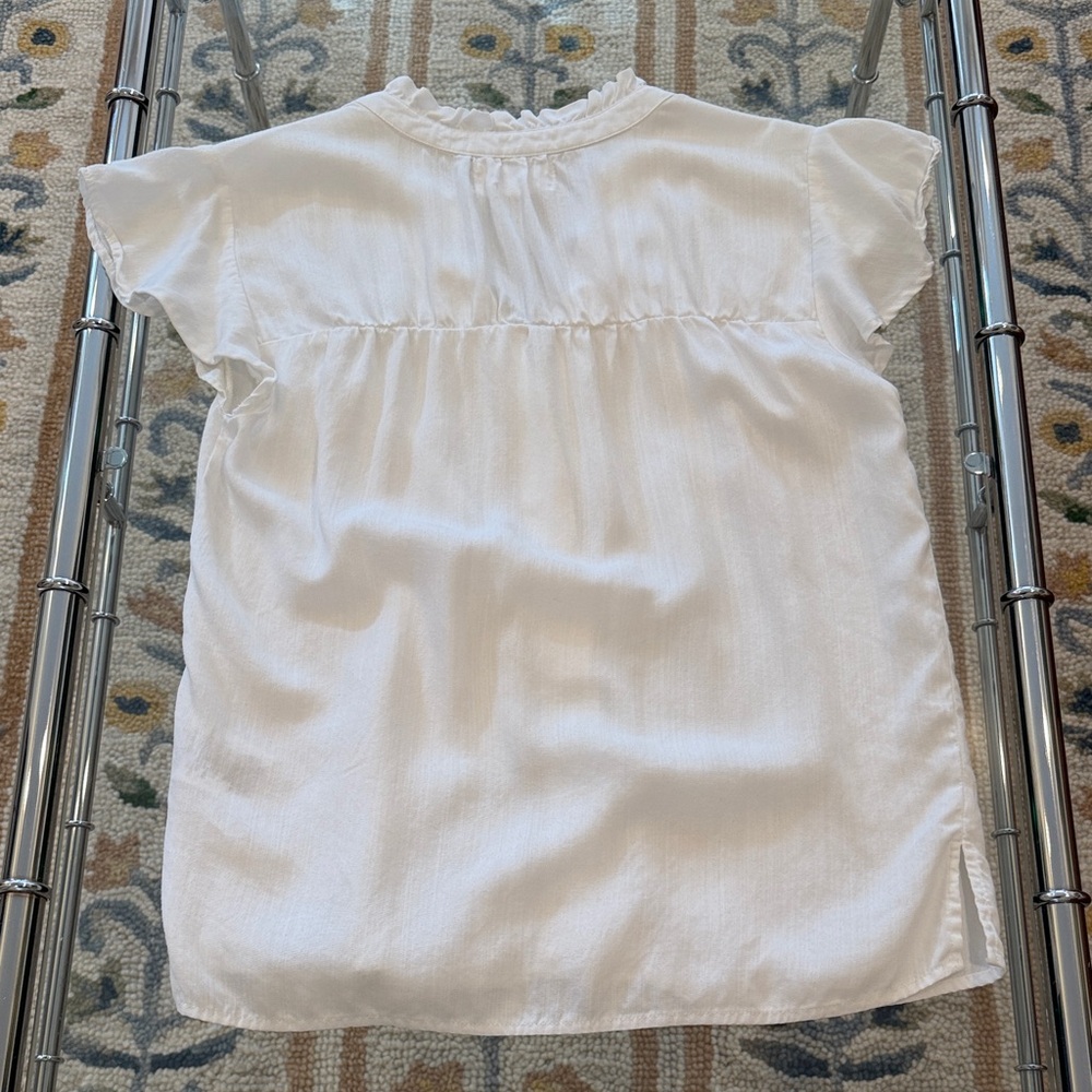 Dear John White Button-Down Blouse - image 5